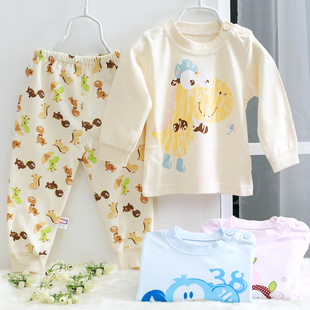  儿童服装全棉春秋装宝宝纯棉套装婴儿衣服新生儿保暖内衣