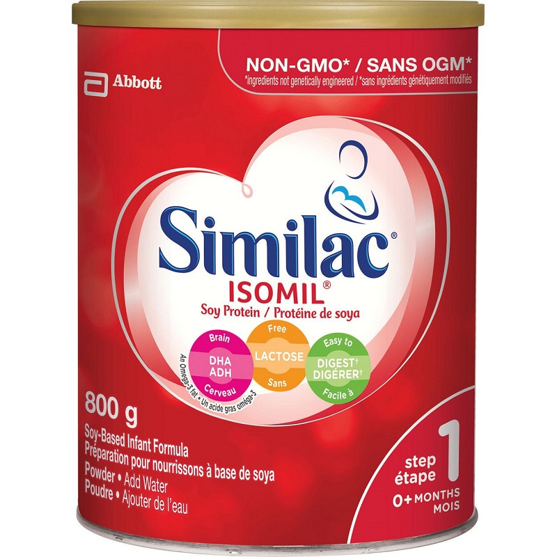 加拿大代购Similac雅培富含DHA一段1段Isomil大豆奶粉800g无乳糖在类目 奶粉/辅食/营养品/零食, 特殊配方奶粉, 豆奶粉中 - 来自Buy2taobao.com提供专业的淘宝代购服务