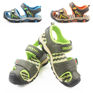  品牌童鞋新款男童中大童儿童包头凉鞋休闲运动学生沙滩鞋拖鞋