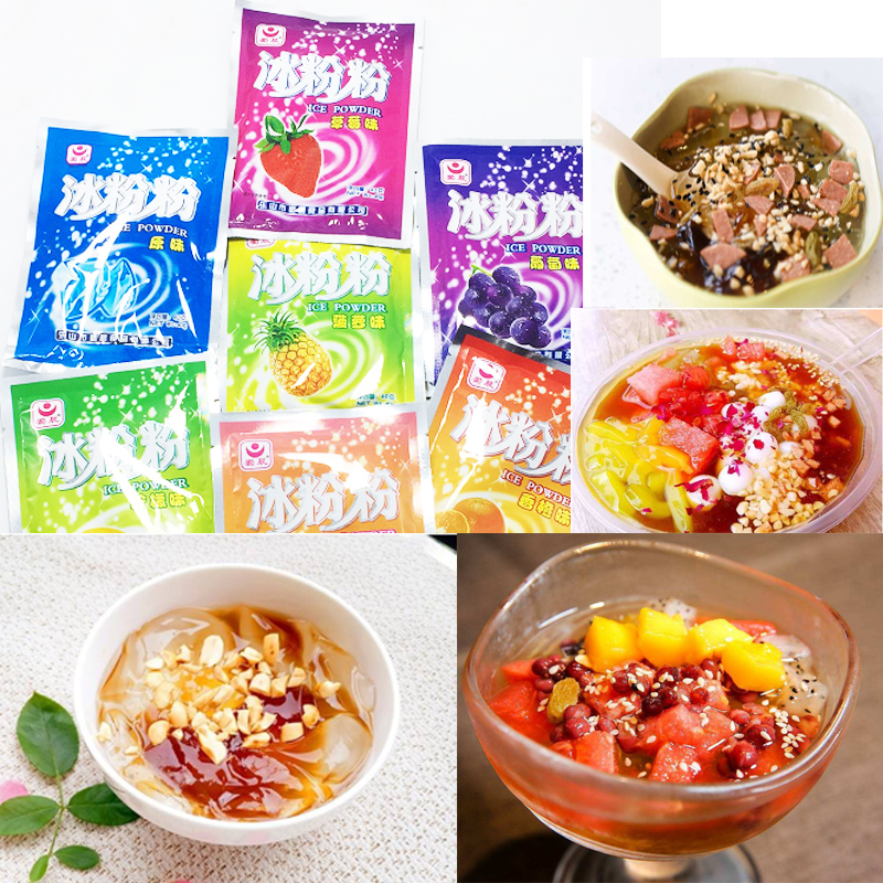 Sichuan specialties Early morning ice powder 40g*10 Ice powder raw material Original flavor Fruity Ice powderin the Coffee/Oatmeal/Chongyin , Lotus root starch/Oatmeal/Drink mixes , Tea , Pearl milk tea powder category - from Buy2taobao.com to provide professional Taobao agent buy service