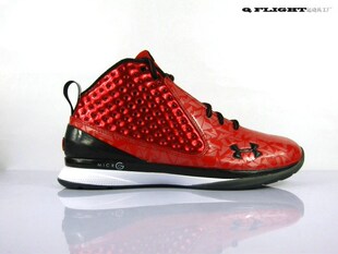 国正品 Under Armour Micro G Fly稀有红黑色 UA篮球鞋