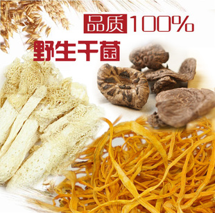  云南野生干菌山珍山菌野山菌蘑菇南北干货 山珍臻品礼包