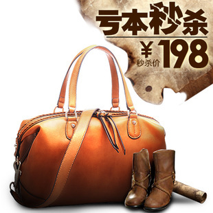  KUNBU女包年新款上市火爆热卖欧美时尚牛皮单肩手提百搭包包