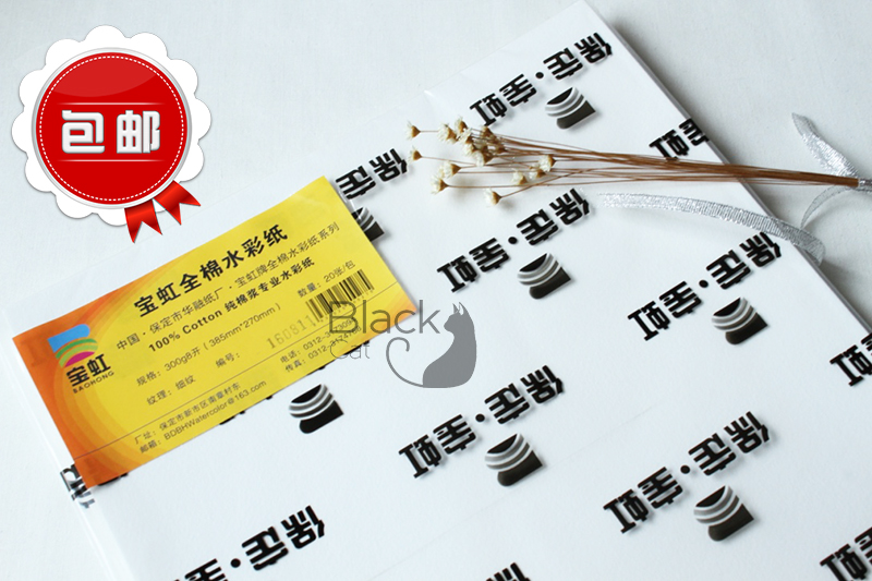 包邮保定宝虹全棉 纯棉 水彩纸 300g 4开540*390mm 10张/包在类目 电子词典/电纸书/文化用品, 画具/画材/书法用品, 素描/素写本中 - 来自Buy2taobao.com提供专业的淘宝代购服务