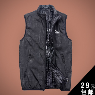  春款热卖 纯棉薄款马甲 男士休闲跑步运动背心 限时特价包邮