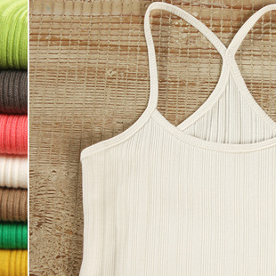  【云上生活】春夏百搭纯棉纯色显瘦女装小吊带背心打底小背心B002