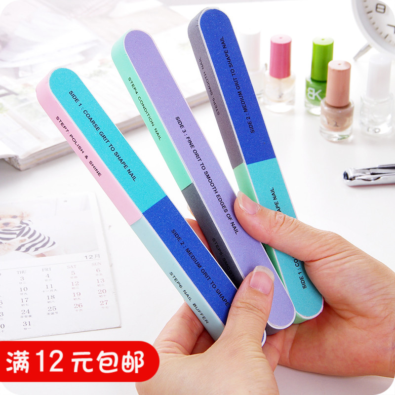 创意印花指甲锉刀打磨砂条 六面抛光锉美甲工具指甲锉条磨指甲器|msdalam kategori keluarga/Alat Pembersihan peribadi, Peralatan pembersihan penjagaan diri, Gunting kuku/Gunting kuku, lain - dari Buy2taobao.com untuk memberikan perkhidmatan ejen Taobao profesional membeli