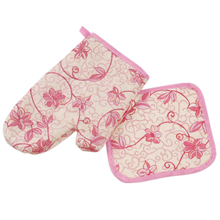 加厚 可爱 二件套两件套 微波炉手套 防热手套 