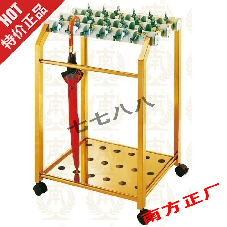 南方24头伞架雨方管创意带锁钛金不锈钢雨伞存放架商场酒店适用在类目 住宅家具, 架类, 家用雨伞架中 - 来自Buy2taobao.com提供专业的淘宝代购服务