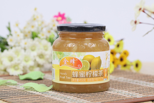  金蜂 正品 特级 维C 水果茶 果味茶蜂蜜 柠檬茶 450g  包邮非韩国