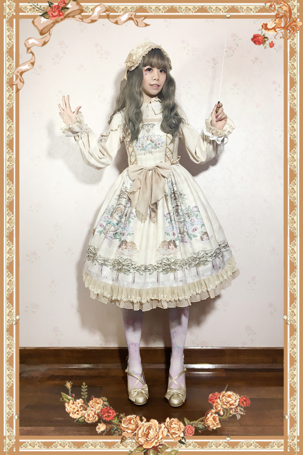 【Infanta.婴梵塔】LOLITA*天使乐章* 印花JSK四色|ruв категории Женская одежда, костюм/студенты школьную форму/обмундирования, модный костюм - от Buy2taobao.com для оказания профессиональной услуги покупки агента Taobao