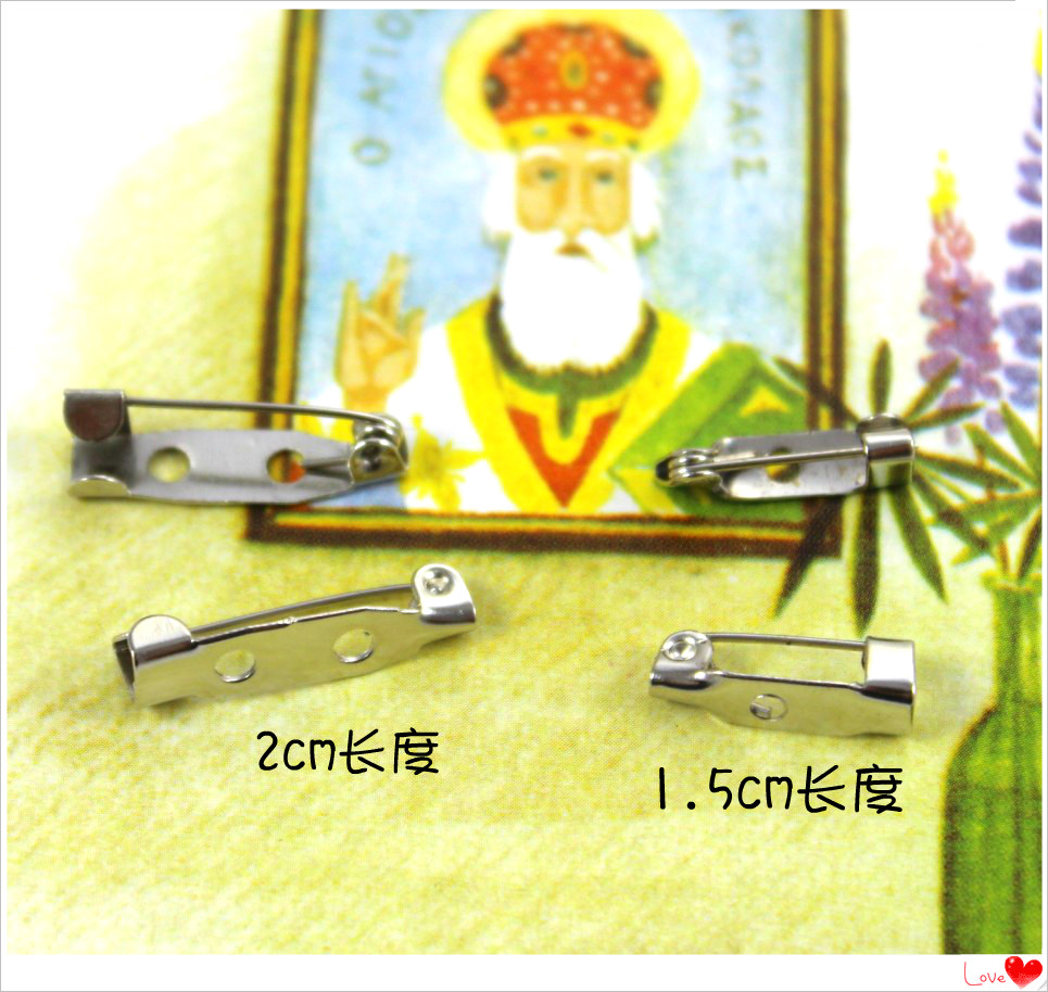 串珠布艺不织布DIY配件 胸针底座手工头花胸花安全别针两孔别针|msdalam kategori Aksesori/Barang Kemas Fesyen, aksesori DIY, jarum - dari Buy2taobao.com untuk memberikan perkhidmatan ejen Taobao profesional membeli