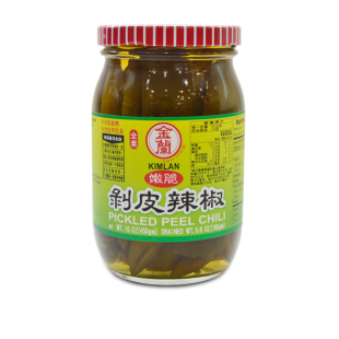  台湾特产 金兰酱菜 脆嫩剥皮辣椒无添加食品添加剂 安全佐食佳品