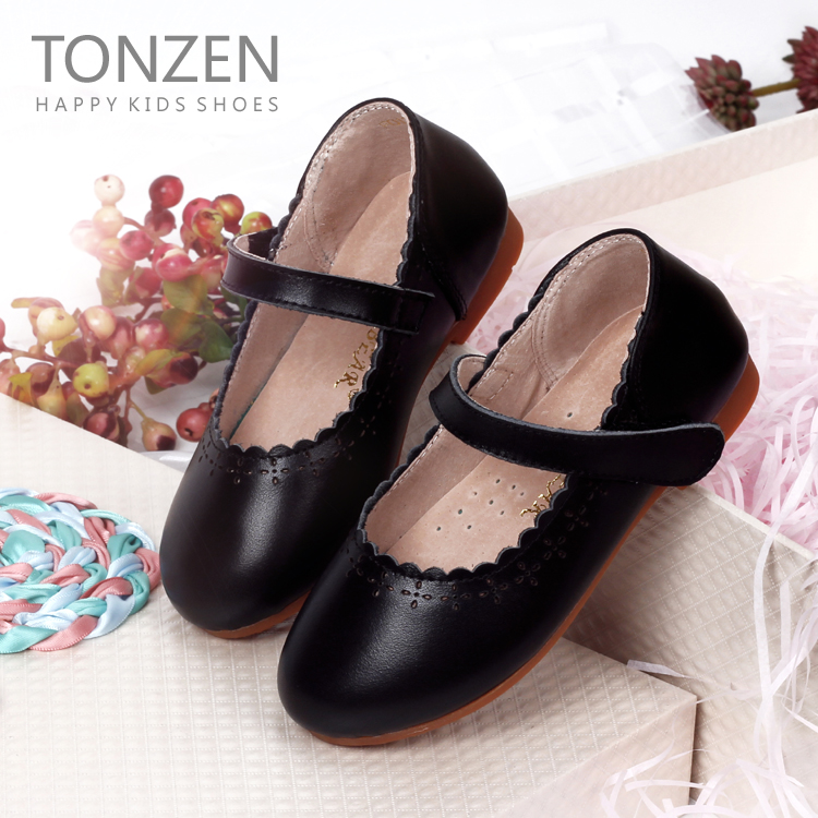 children black leather shoes student 17 Spring New products girl genuine leather Single shoes Korean Edition Princess shoes cowhide Single shoesin the Shoes/Baby Shoes/Parent-child shoes , Leather shoes category - from Buy2taobao.com to provide professional Taobao agent buy service