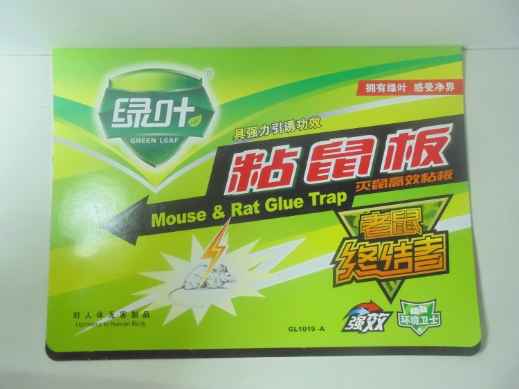 正品绿叶粘鼠板超强力粘板灭鼠板粘灭鼠胶药老鼠夹捕鼠器