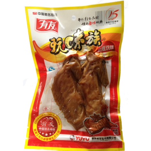  重庆特产有友玩味族卤香鸡翅尖120g克休闲零食特价