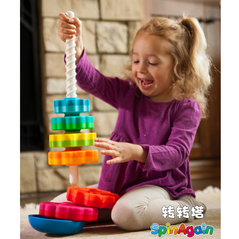 智库宝宝早教益智层层积木 1-2岁儿童玩具趣味叠叠乐转转塔在类目 玩具/童车/益智/积木/模型, 串珠/拼图/配对/拆装/敲打玩具, 叠叠圈/叠套玩具中 - 来自Buy2taobao.com提供专业的淘宝代购服务