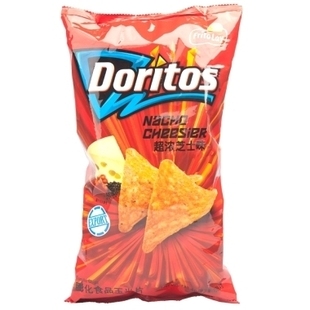  超低价促销 台湾进口 百事膨化食品多力多滋（超浓芝士味）198.4g