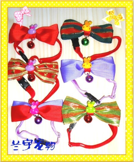 Pets Bowtie bow Kitty Dogs currency necktie The collar looks good There are cute bells Adjustable sizein the Pet/Pet food and supplies , Pet apparel and accessories , Ornaments/Listing category - from Buy2taobao.com to provide professional Taobao agent buy service