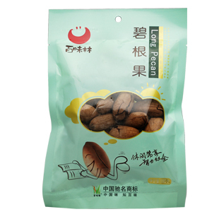  疯狂促销零食坚果特产炒货长寿果碧根果美国山核桃150g/袋*3