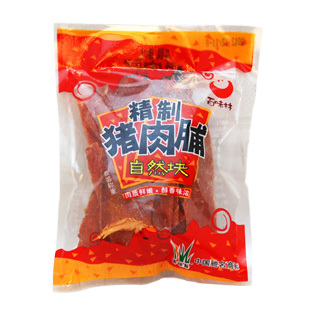  零食特产肉类熟食猪肉类休闲小吃靖江蜜汁自然块猪肉脯 500g/散装