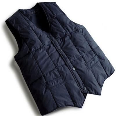 休闲加厚加大<em>羽绒马甲</em>男修身保暖<em>贴身中老年羽</em>