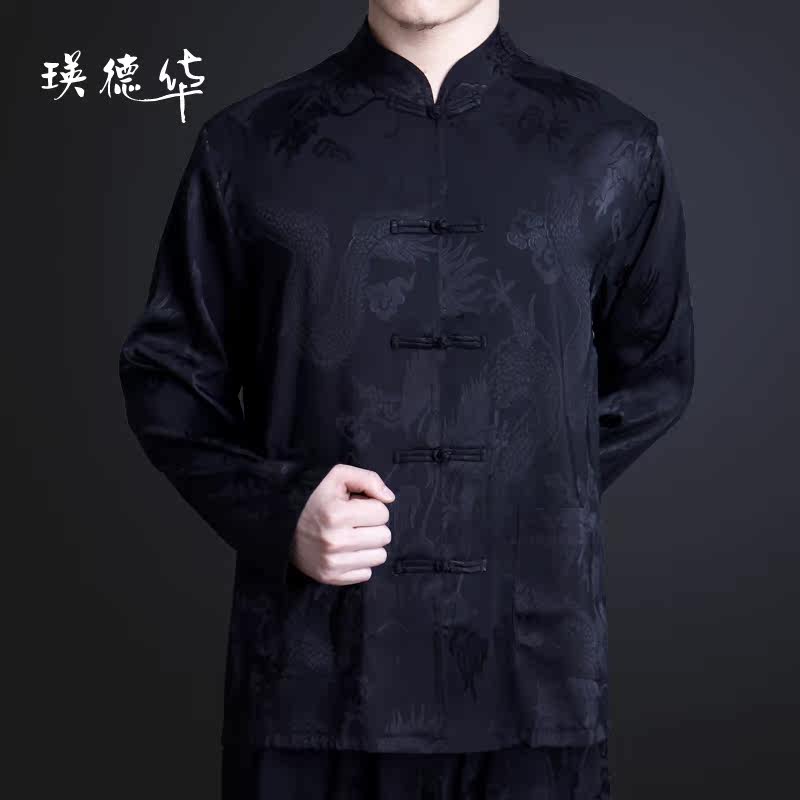 Men's clothing long sleeve casual clothing old shower of spring and autumn new products clothing man Chinese clothing with long sleeves men