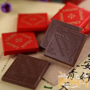  韩国新品零食 乐天 LOTTE加纳巧克力/牛奶巧克力 90g/盒/18片