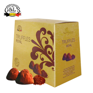  4盒包邮进口零食德菲丝Truffles/德菲斯松露巧克力力皇家金典100g