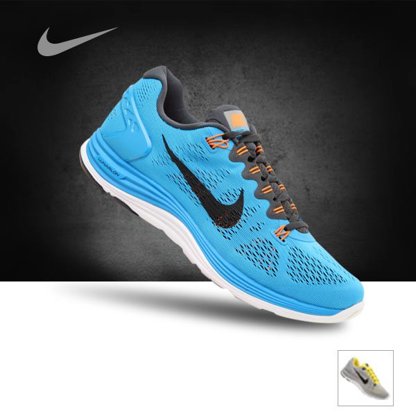 Nike 耐克官方 NIKE LUNARGLIDE+ 5 男子跑步