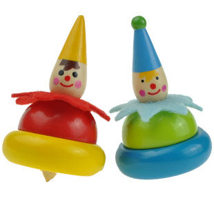 Traditional toys top wooden clown rotate Reverse top Children’s Toys 1-2-3 Old babyin the Toy/Childs/Puzzle/Building block/Model , Other Toys category - from Buy2taobao.com to provide professional Taobao agent buy service