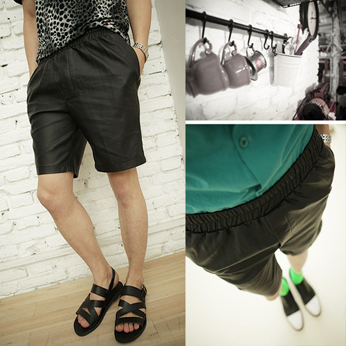 Wind show 2013 Givenchy GIVENCHY new cortical loose shorts men's fashion Shorts Pants