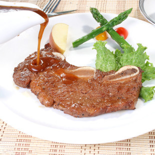  特价西餐美食 一级牛排【 牛仔骨切片】250克