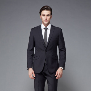  罗蒙专柜正品 绅士商务休闲 时尚韩版修身 西服套装