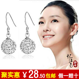 我们是兄弟纯银耳坠.925纯银耳坠流苏耳环.纯银