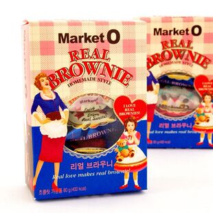  5折清仓 韩国进口食品零食 好丽友巧克力布朗尼蛋糕 80g