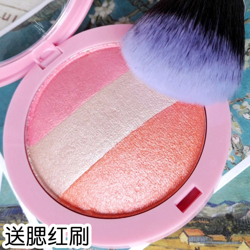 颜色美美哒~~矿物烘焙腮红胭脂珠光粉嫩三色烤粉腮红裸妆送腮红刷在类目 彩妆/香水/美妆工具, 腮红/胭脂中 - 来自Buy2taobao.com提供专业的淘宝代购服务
