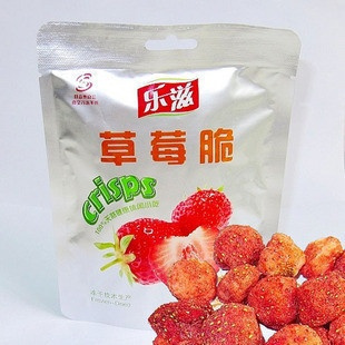  新品 乐滋冻干草莓脆片20g 草莓干水果干 航天员食品