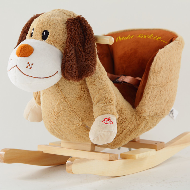 Anaqic brand baby toys gift animal rocker rocking horse children's rocking horse dog rocker
