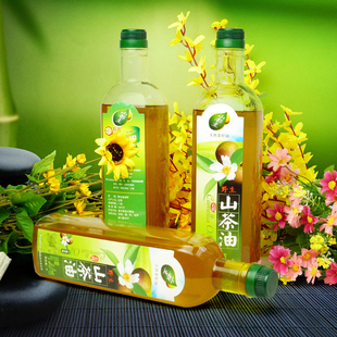  纯天然农家野生山茶油 有机食用油 婴儿健康用油一级压榨1000ML