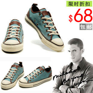  夏季新款帆布鞋 男 韩版 时尚潮流 英伦复古米勒透气板鞋包邮