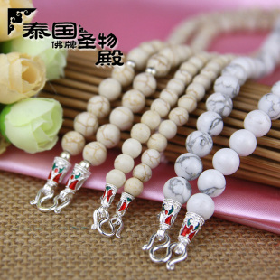  泰国佛牌真品/佛牌链/白松石链子/绿松石/佛牌挂链 挂1尊