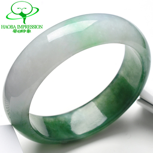  豪8印象精品翡翠手镯缅甸玉镯老坑a货翡翠镯子S28热卖带证vip专享