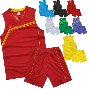 李宁安踏篮球服 套装 运动服 批量定制 队服定做