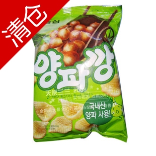  新货 韩国洋葱片45克 农心膨化食品 香脆可口 洋葱脆片