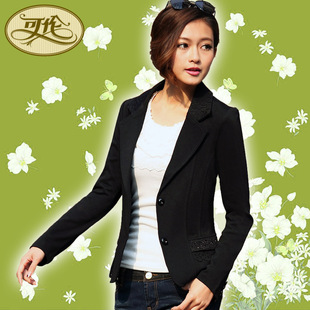  春装新款 女士黑色小西装外套女韩版修身西服女 正装/职业装