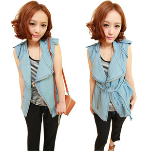 <em>小马甲女</em> 2012<em>韩版春</em>夏季新款女装马夹 棉布马