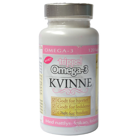 BiopharmaTrippel Omega-3 Kvinne深海鱼油 排毒养颜胶囊祛斑