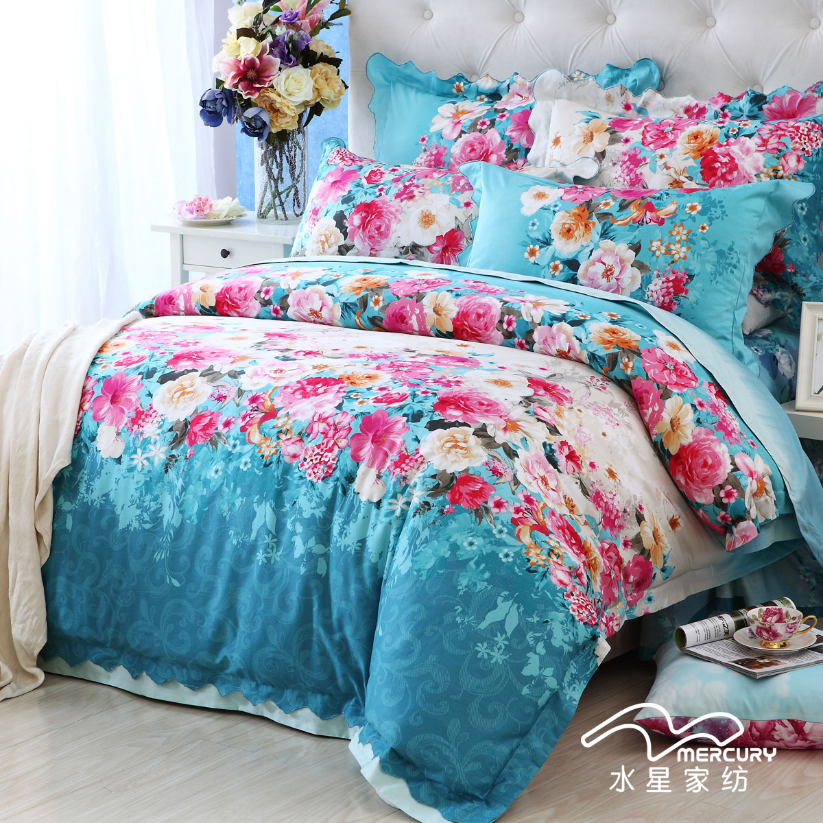 水星家纺四件套旗舰店,水星家纺四件套价格,水