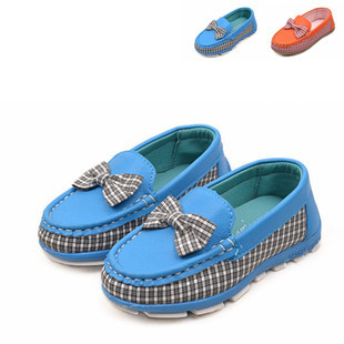  包邮新款儿童pu皮鞋春款秋中童豆豆鞋韩版潮男童女童鞋子单鞋